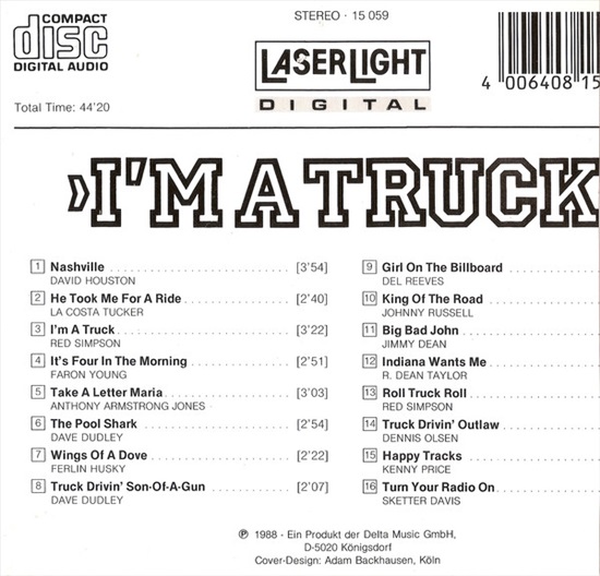 תמונה 2, Im A Truck למכירה ברמת השרון | אספנות  תקליטים ודיסקים