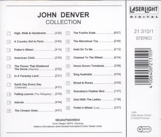 תמונה 2, John Denver Collection למכירה ברמת השרון | אספנות  תקליטים ודיסקים