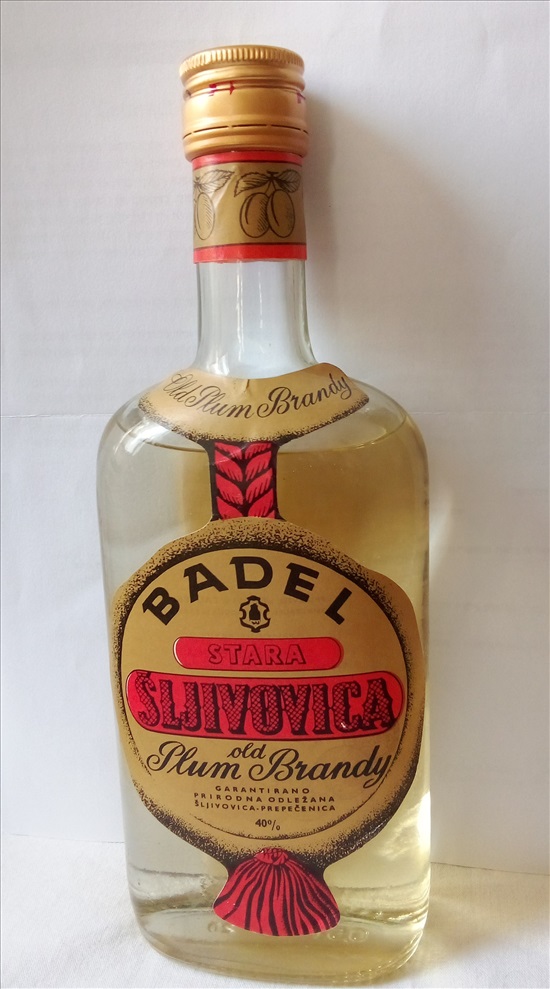 תמונה 1 , ברנדי Badel Sljivovica    למכירה ברמת גן אספנות  יינות