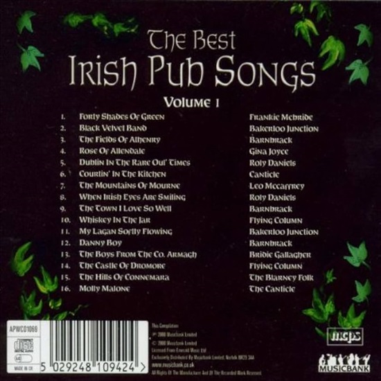 תמונה 2 ,Irish Pub Classics vol 1 למכירה ברמת השרון אספנות  תקליטים ודיסקים