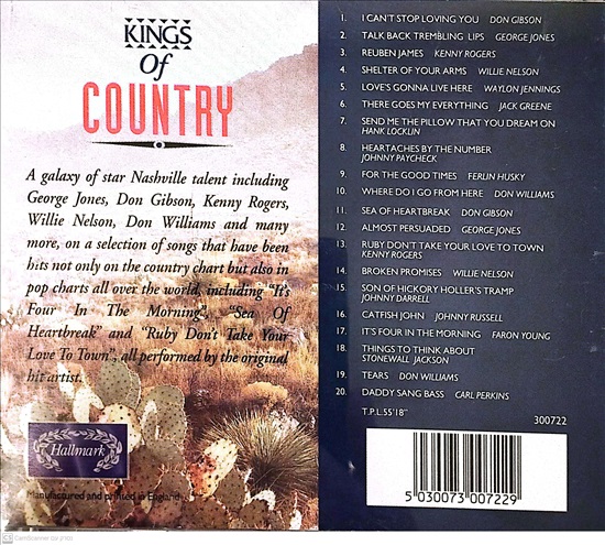 תמונה 2 ,Kings of Country למכירה ברמת השרון אספנות  תקליטים ודיסקים