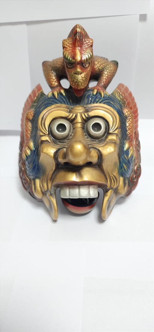 תמונה 4 ,מסכה יפנית עתיקה למכירה בפתח תקווה אומנות  חפצי נוי