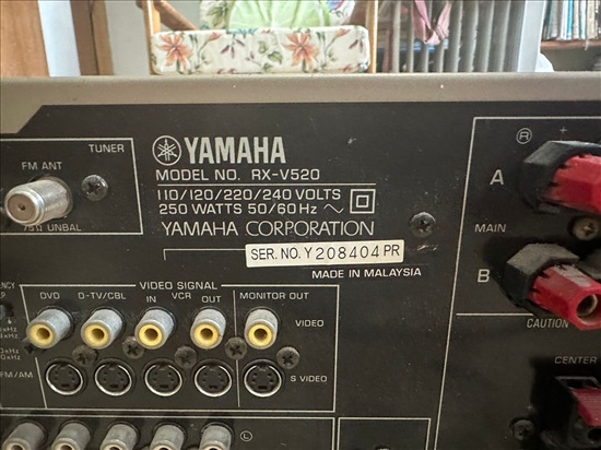 תמונה 5 ,רסיבר Yamaha RX-V520 לתיקון למכירה בפתח תקווה סטריאו  כללי