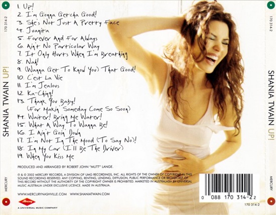 תמונה 2 ,Shania Twain Up למכירה ברמת השרון אספנות  תקליטים ודיסקים