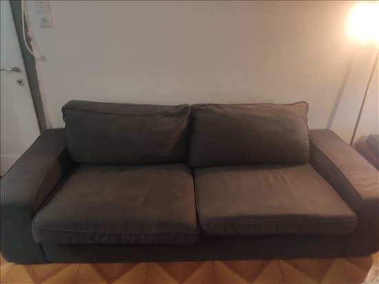 תמונה 2 ,ספה אפורה 2 מושבים למכירה למכירה בתל אביב ריהוט  ספות