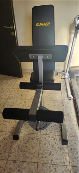 תמונה 2 ,ספסל כפיפות בטן +זרוע קדמית ור למכירה בירושלים ציוד ספורט  אביזרי ספורט