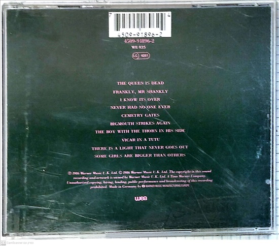 תמונה 2 ,The Smiths The Queen Is Dead למכירה ברמת השרון אספנות  תקליטים ודיסקים
