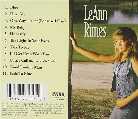 תמונה 2 ,LeAnn Rimes Blue למכירה ברמת השרון אספנות  תקליטים ודיסקים