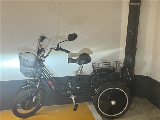 תמונה 1 ,תלת אופן חשמלי למכירה בתל אביב אופניים  תלת אופן