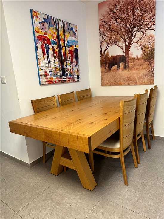 תמונה 1 ,שולחן+ כסאות למכירה בראשון לציון ריהוט  פינת אוכל