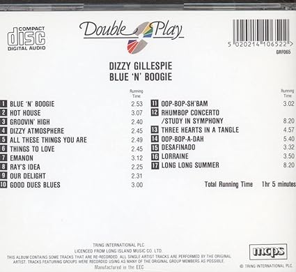 תמונה 2 ,Dizzy Gillespie Blue n Boogie למכירה ברמת השרון אספנות  תקליטים ודיסקים