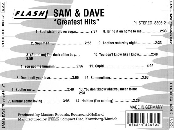 תמונה 2 ,Sam and Dave Greatest Hits למכירה ברמת השרון אספנות  תקליטים ודיסקים