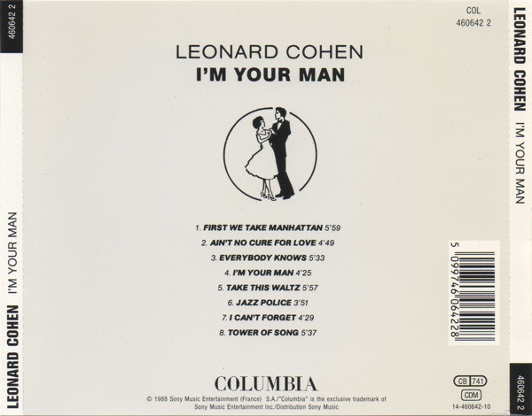 תמונה 2 ,Leonard Cohen I'm You Man למכירה ברמת השרון אספנות  תקליטים ודיסקים