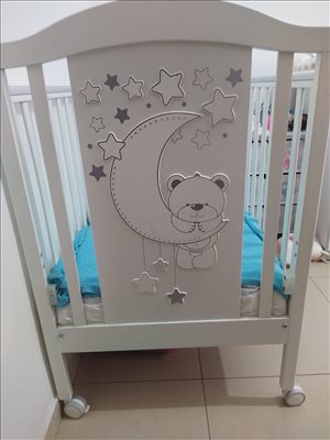 מיטת תינוק- דובון עם כוכבים  