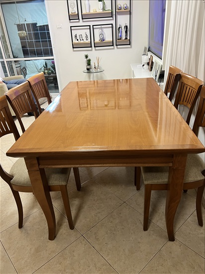 תמונה 2 ,שולחן+6כסאות למכירה ביקנעם עילית ריהוט  פינת אוכל