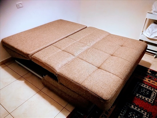 תמונה 3 ,ספה נפתחת למיטה כפולה למכירה בצור יצחק ריהוט  ספות