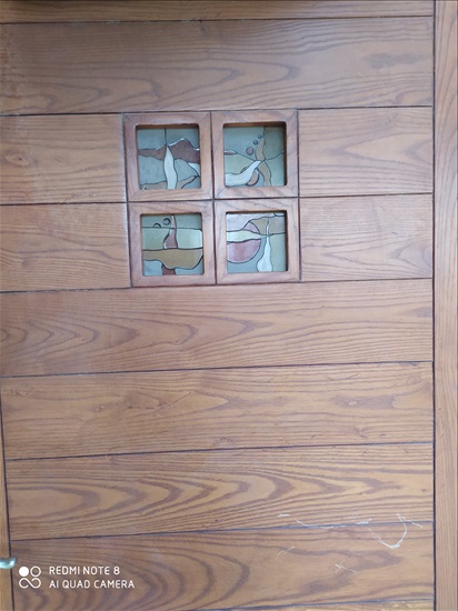 תמונה 2 ,דלת כניסה עץ טיק מלא למכירה בצור משה ריהוט  דלתות