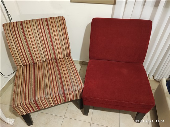 תמונה 1 ,ספה + כורסאות + הדום למכירה בשחר ריהוט  סלון