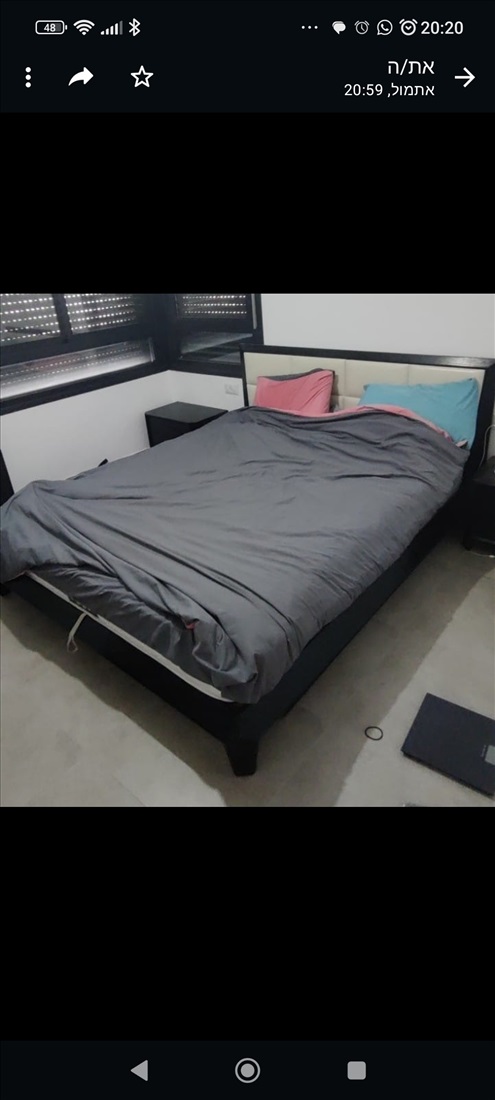 תמונה 4 ,מיטה + שידות במצב מעולה למכירה במודיעין-מכבים-רעות ריהוט  חדרי שינה