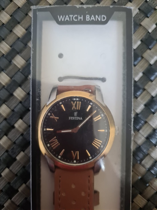 תמונה 2 ,שעון גברים Festina ר.עור למכירה בפתח תקווה תכשיטים  שעונים