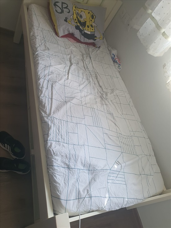 תמונה 2 ,מיטה 200\90, עם מיטת חבר למכירה ברחובות לתינוק ולילד  מיטות ולולים