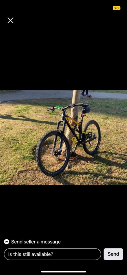 תמונה 4 ,Mega nuckproof למכירה בבני ברק אופניים  הרים שיכוך מלא
