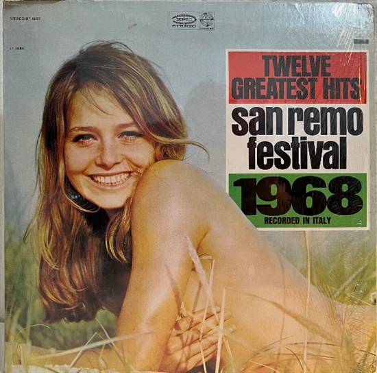 תמונה 1 ,SAN REMO FESTIVAL 1968 - 12 Gr למכירה ברמת השרון אספנות  תקליטים ודיסקים