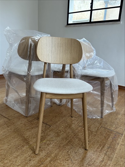 תמונה 3 ,4 כסאות חדשים מעץ אלון של גולן למכירה בתל אביב ריהוט  כיסאות