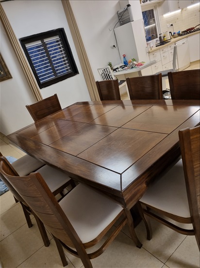 תמונה 2 ,שולחן םינת אוכל עם 8 כסאות  למכירה בראשון לציון ריהוט  שולחנות