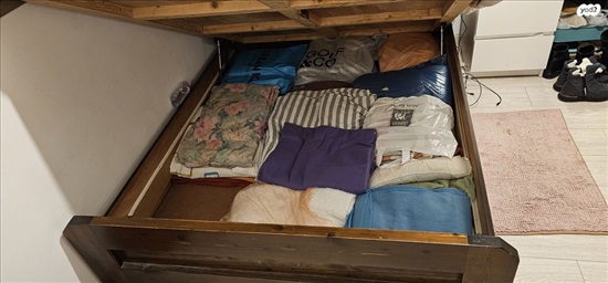 תמונה 3 ,מיטה זוגית + מזרון וארגז מצעים למכירה בפרדס חנה-כרכור ריהוט  מיטות