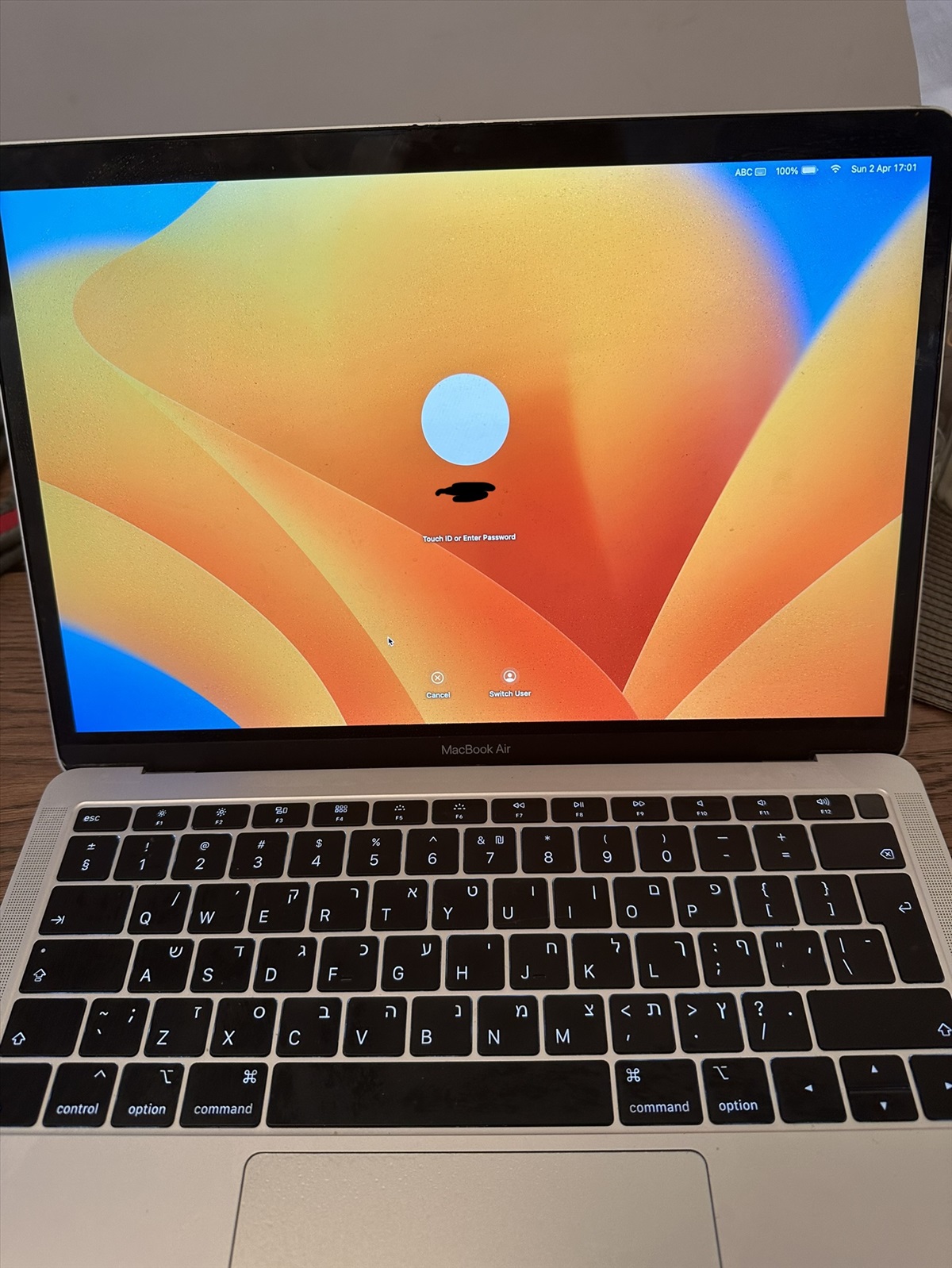 תמונה 1, MacBook Air 13 128GB למכירה בהרצליה | מוצרי Apple  מחשבים וציוד נלווה