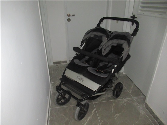 תמונה 1 ,עגלת תאומים מאונטיין באגי למכירה בבית שמש לתינוק ולילד  עגלות ועגלות טיול
