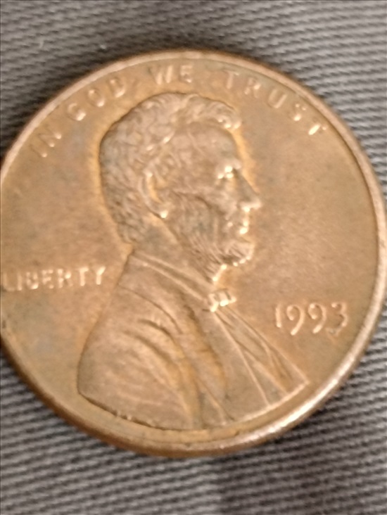 תמונה 2 ,סנט אחד 1993 פגום  למכירה בקריית ביאליק אספנות  מטבעות ושטרות