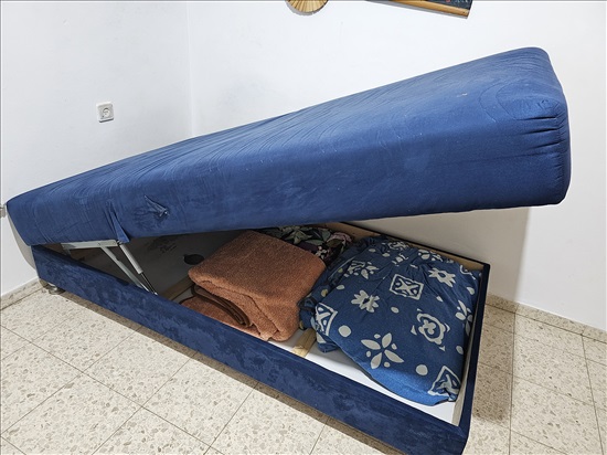 תמונה 2 ,מיטה וחצי קטיפה למכירה בנווה ימין ריהוט  מיטות