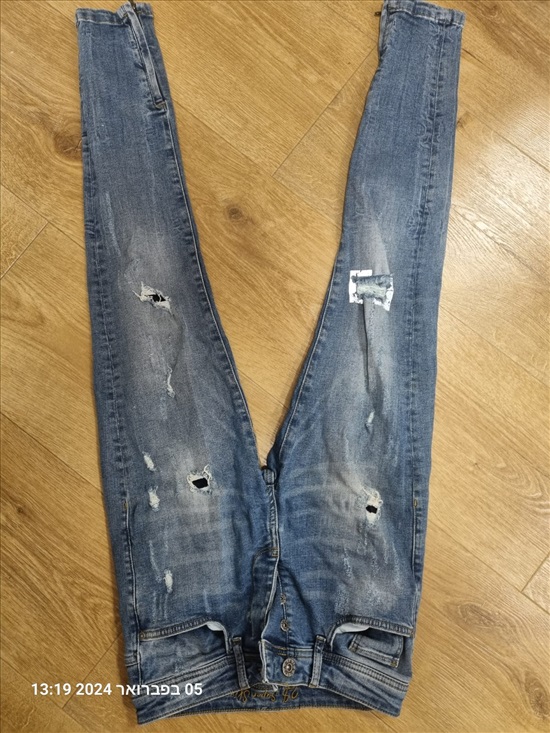 תמונה 1 ,מניה ג'נס מידה 28 כחדש למכירה בכפר יונה ביגוד ואביזרים  ג'ינסים ומכנסיים