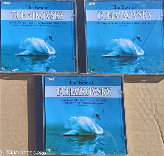 תמונה 1 ,3 דיסקים - המיטב של צייקובסקי למכירה ביבנה מוסיקה וסרטים  cd