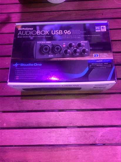 תמונה 2 ,AUDIOBOX USB 96 למכירה בקרית אתא ציוד לדיג'יי ואולפנים  כרטיס קול