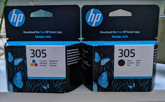 תמונה 1 ,סט ראשי דיו שחור וצבע HP305 למכירה בתל אביב מחשבים וציוד נלווה  מדפסות