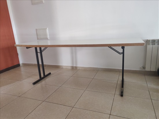 תמונה 2 ,שולחן מתקפל 2 מטר למכירה בירושלים ריהוט  שולחנות