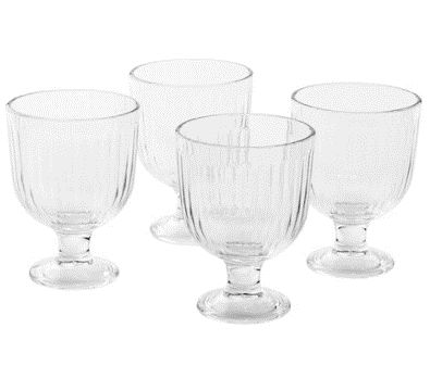 תמונה 1 ,8 כוסות גביע זכוכית שקופה IKEA למכירה בתל אביב כלי מטבח  כוסות