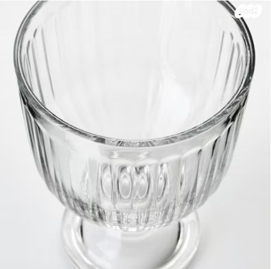תמונה 4 ,8 כוסות גביע זכוכית שקופה IKEA למכירה בתל אביב כלי מטבח  כוסות