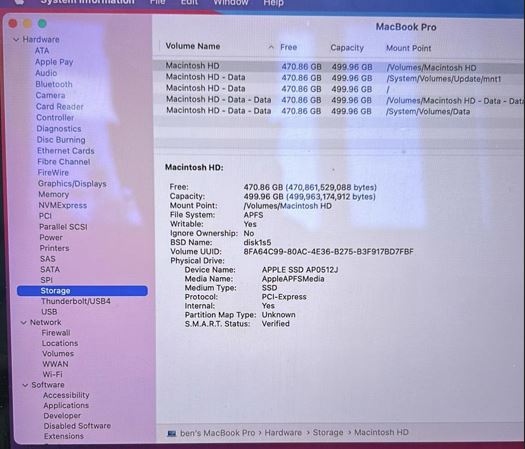 תמונה 2 ,Macbook Pro 14 למכירה בתל אביב מחשבים וציוד נלווה  מחשב