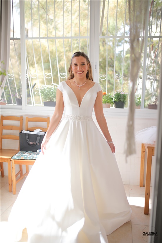 תמונה 7 ,שמלת כלה פנינה טורנה למכירה בחיפה לחתן ולכלה  ביגוד לכלה