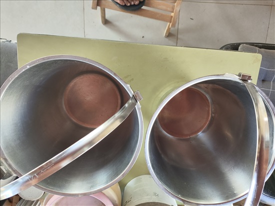 תמונה 4 ,זוג דלאים נירוסטה עבה איכותית  למכירה בפתחיה כלי מטבח  סירים