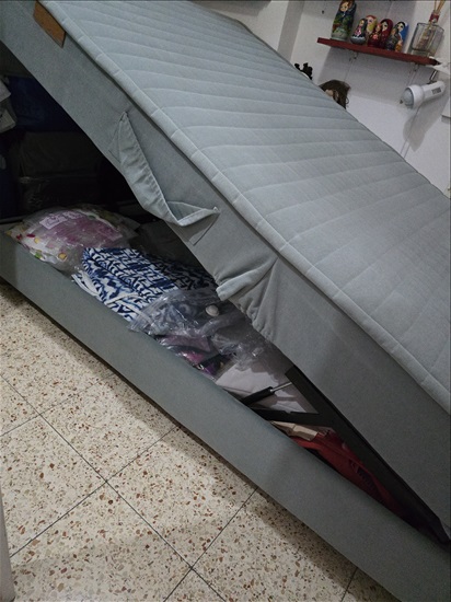 תמונה 2 ,מיטה וחצי עם ארגז מצעים למכירה בירושלים ריהוט  חדרי שינה