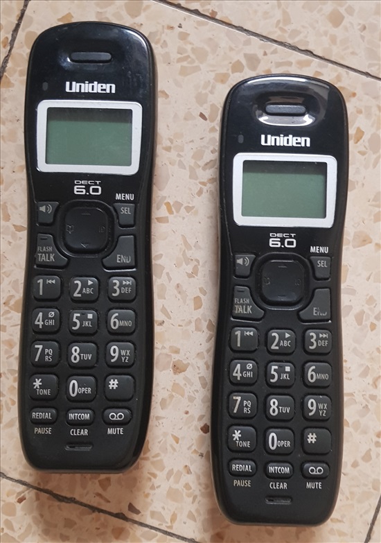 תמונה 2 ,טלפון קווי  יונידן 2 מכשירים למכירה בפתח תקווה מוצרי חשמל  טלפונים ואביזרים