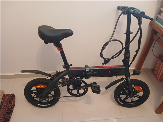 תמונה 1 ,אופניים  חשמליים ממש חדשים למכירה בנתניה ציוד ספורט  אביזרי ספורט