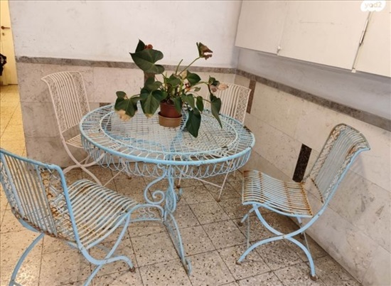 תמונה 1 ,כסאות גן מתקפלים ושולחן מברזל למכירה בקרית מוצקין ריהוט  ריהוט לגינה