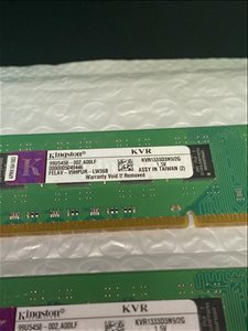 מחשבים וציוד נלווה - זכרון RAM DDR3 1333Mhz 2GBx2 ... 