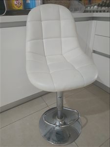 כיסא בר לבן  